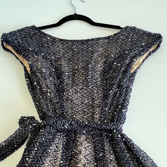 Eva Franco - Anthropologie - New Fit and Flare Dress - Black over Nude Lining - Picture 2 of 5